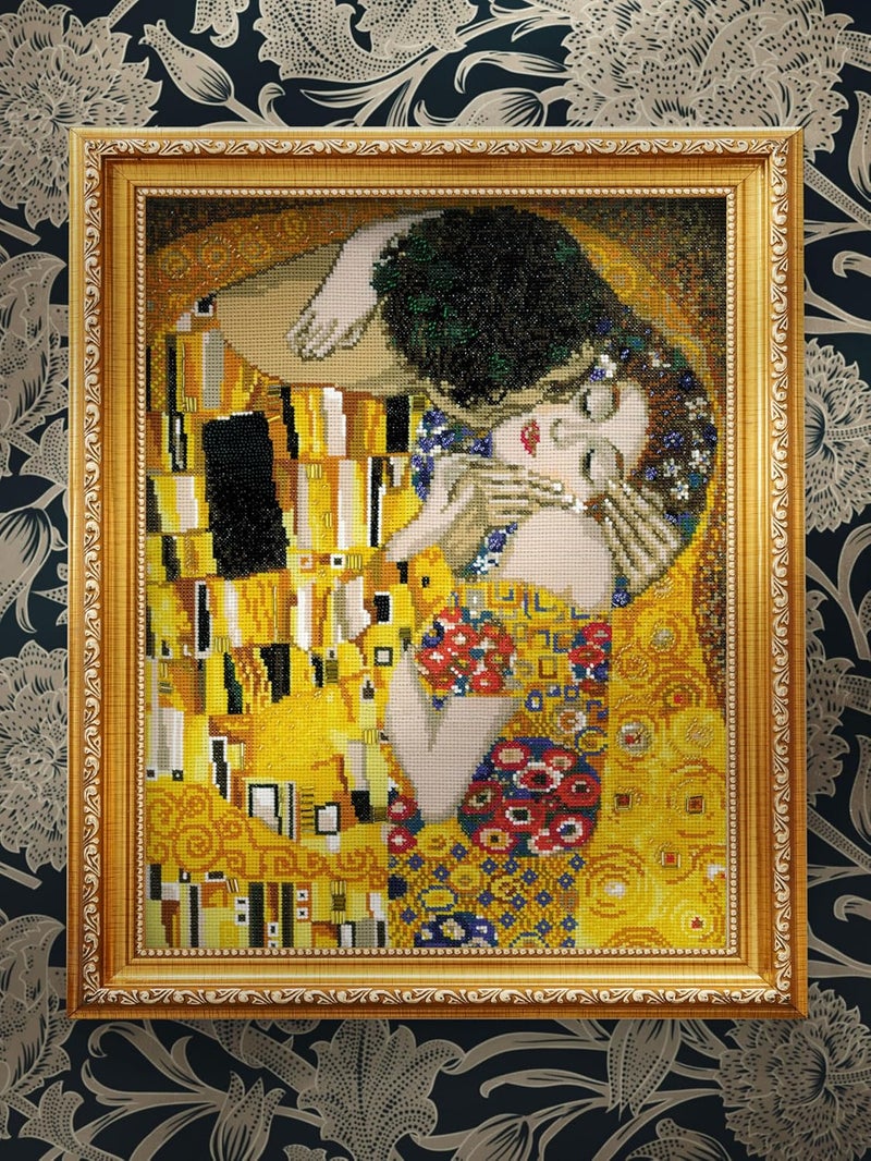 Riolis G-Klimt The Kiss Cross Stitch Kit - Image 5